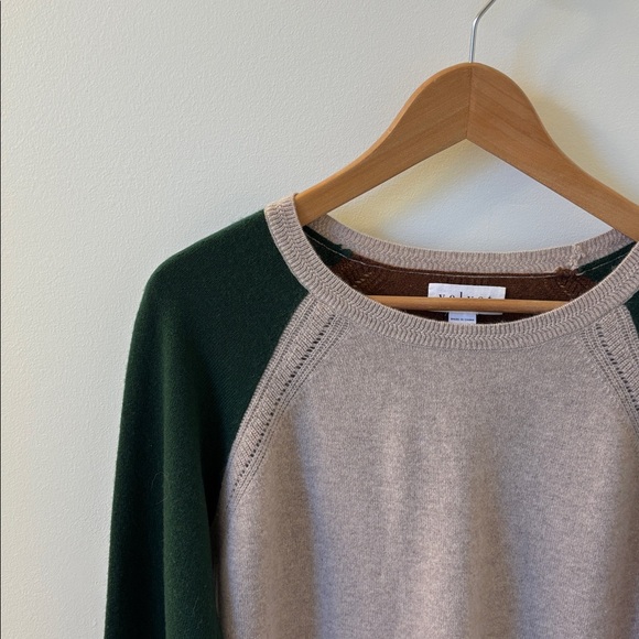 ANTHROPOLOGIE Velvet Cashmere Sweater, Sz large. - Picture 2 of 7